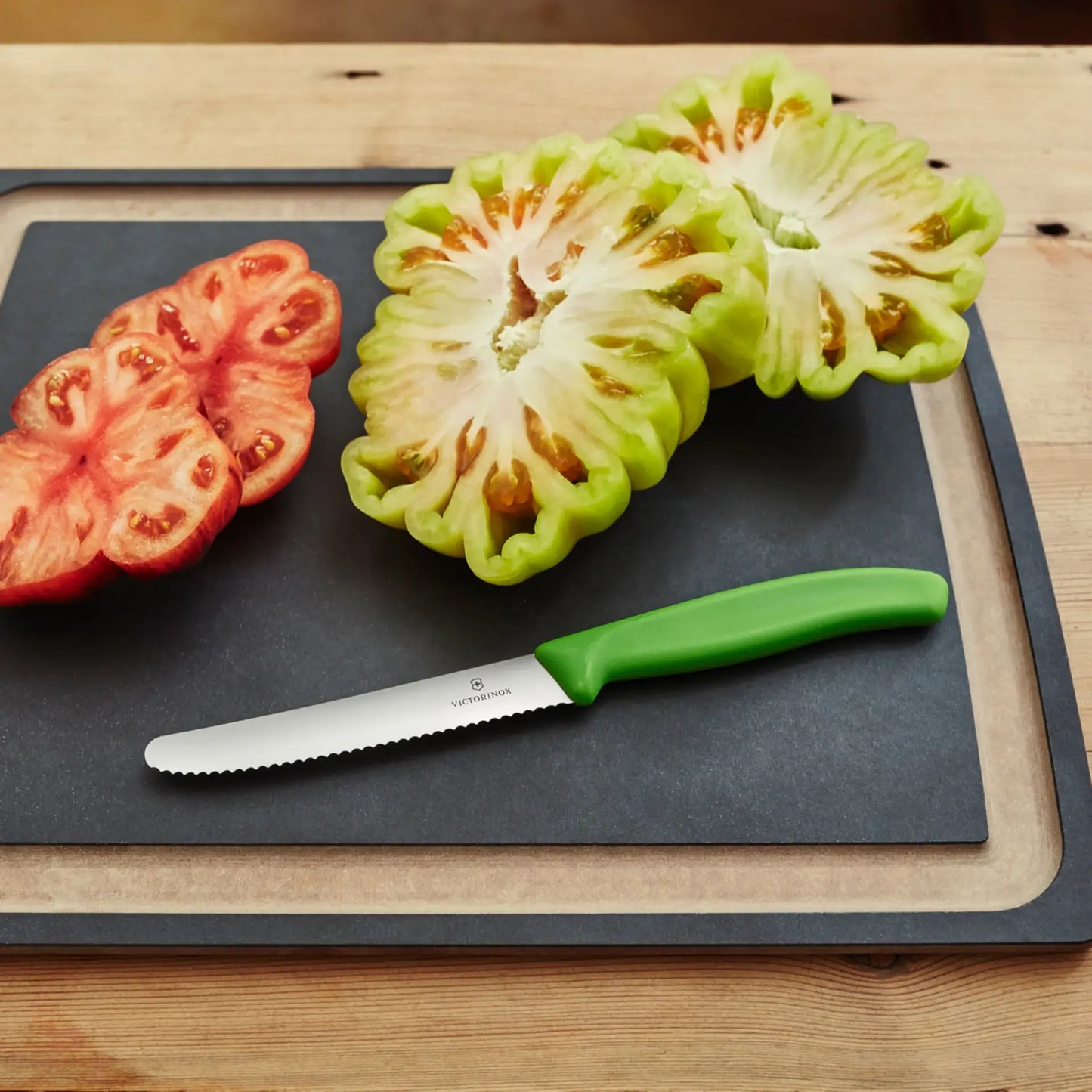 Victorinox Swiss Classic Serrated Tomato & Sausage Knife 11cm Mystery Mulberry